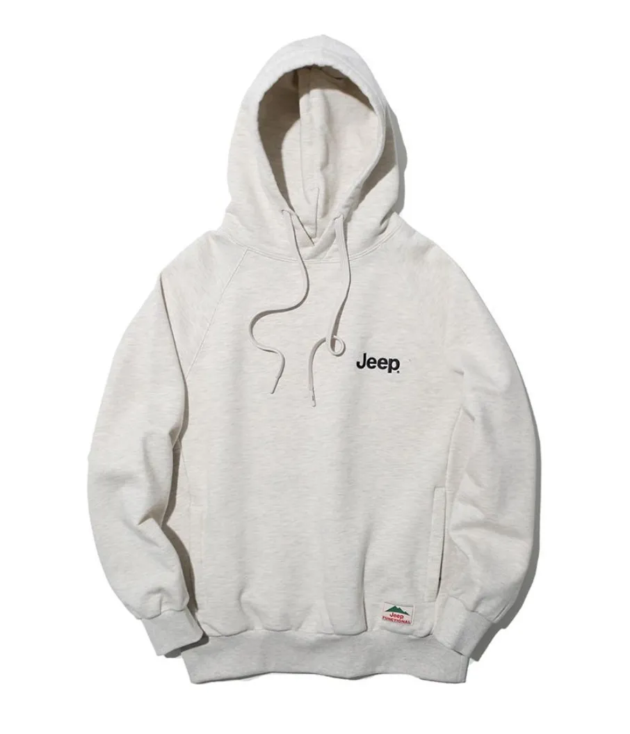 JEEP  |Unisex Sweat Street Style Cotton Logo Hoodies