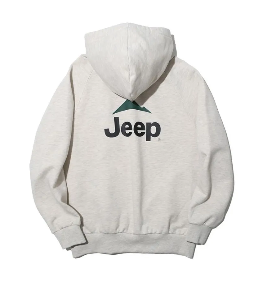 JEEP  |Unisex Sweat Street Style Cotton Logo Hoodies