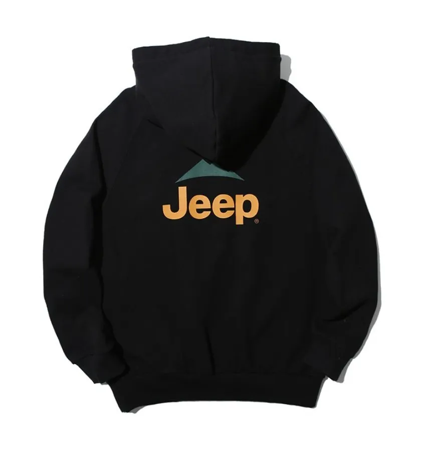 JEEP  |Unisex Sweat Street Style Cotton Logo Hoodies