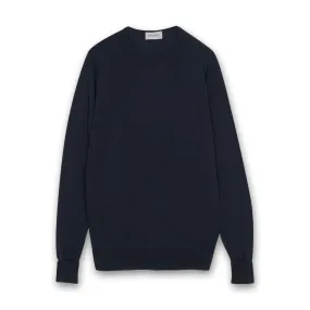 John Smedley - Marcus Merino Wool Jumper in Midnight