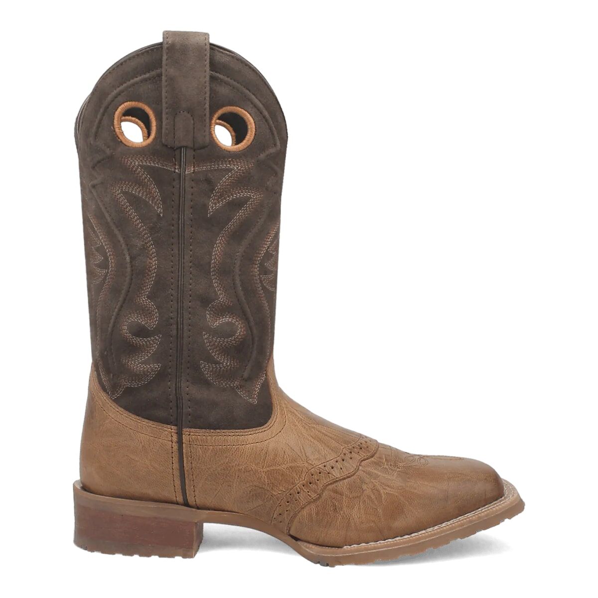 Laredo Men's Jennings Square Toe Western Boot in Taupe