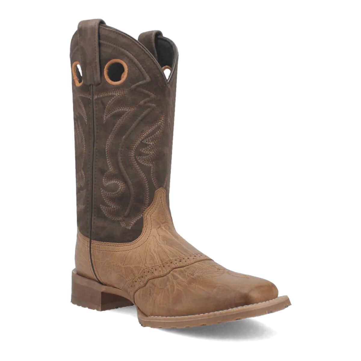 Laredo Men's Jennings Square Toe Western Boot in Taupe