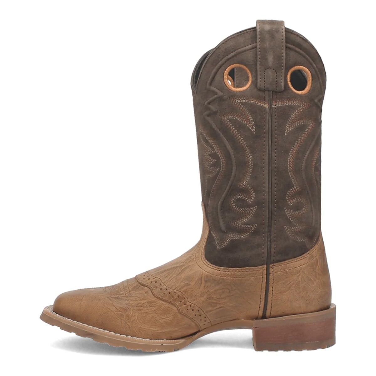 Laredo Men's Jennings Square Toe Western Boot in Taupe