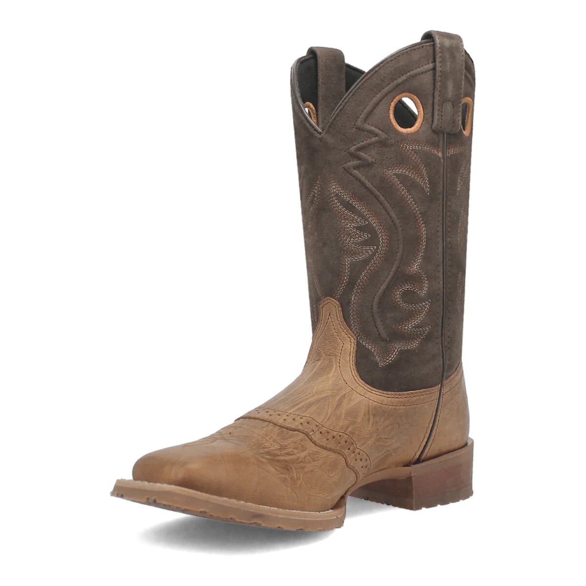 Laredo Men's Jennings Square Toe Western Boot in Taupe