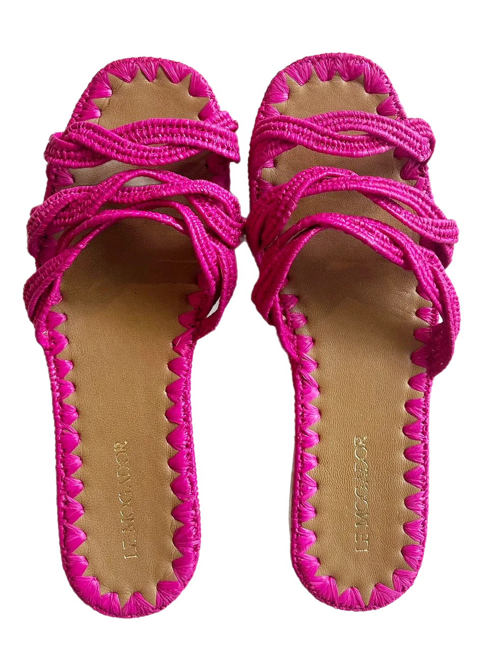 Le Mogador Perfida Slides - (Nude or Fuchsia)