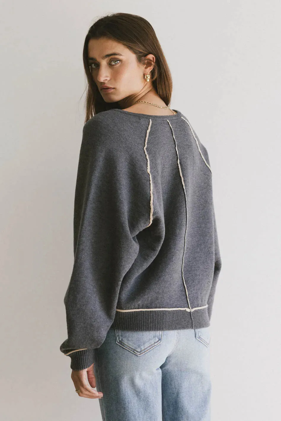 Lina Contrast Sweater