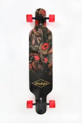 Longboard Serpents et Fleurs Wonderful 41