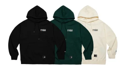 MARKM  |Unisex Street Style Logo Hoodies