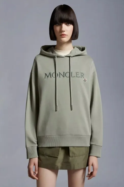 MONCLER  |Street Style Long Sleeves Plain Cotton Logo