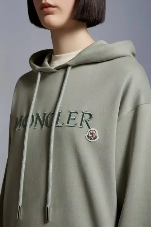 MONCLER  |Street Style Long Sleeves Plain Cotton Logo