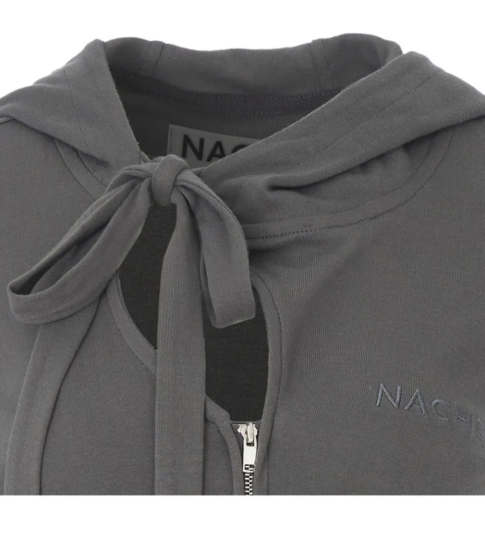 NACHE  |Street Style Long Sleeves Plain Logo Hoodies & Sweatshirts