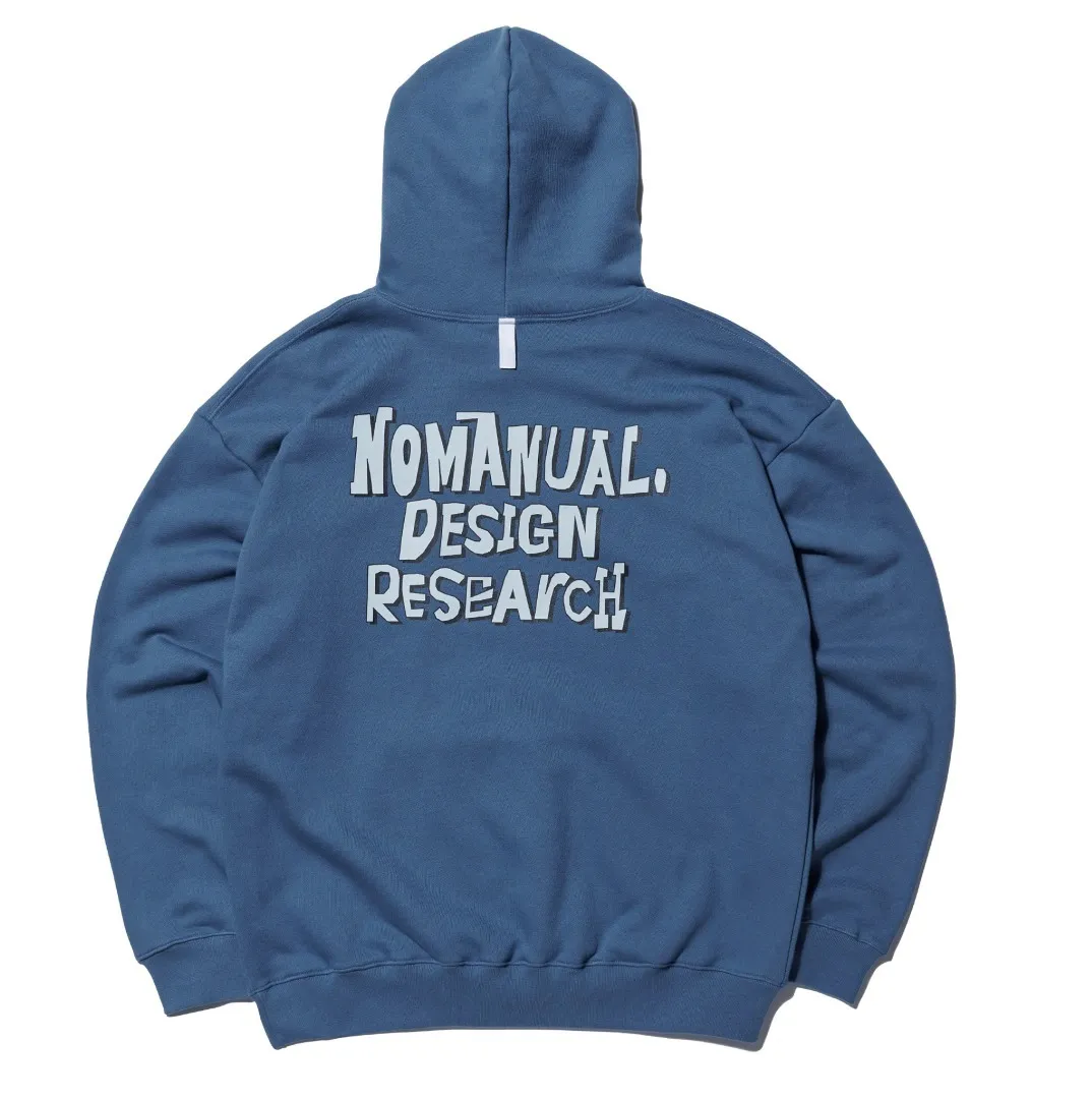 NOMANUAL  |Unisex Street Style Logo Hoodies