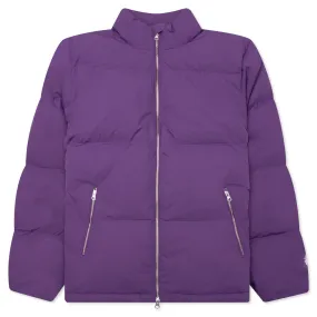 Nylon Down Puffer - Purple