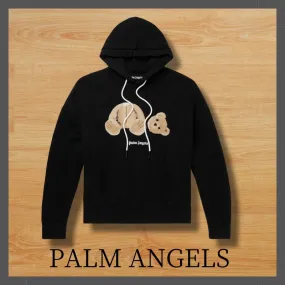 Palm Angels  |Unisex Street Style Long Sleeves Cotton Hoodies