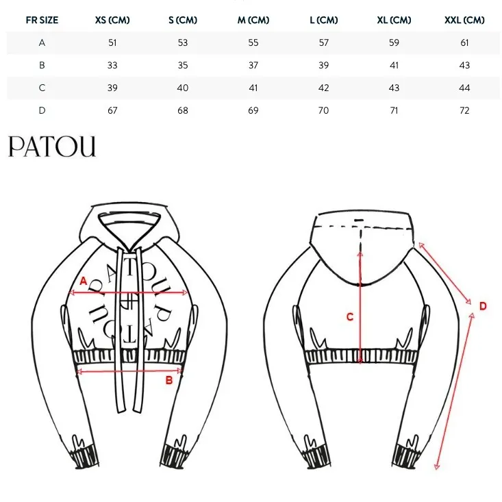 PATOU  |Street Style Long Sleeves Plain Cotton Logo