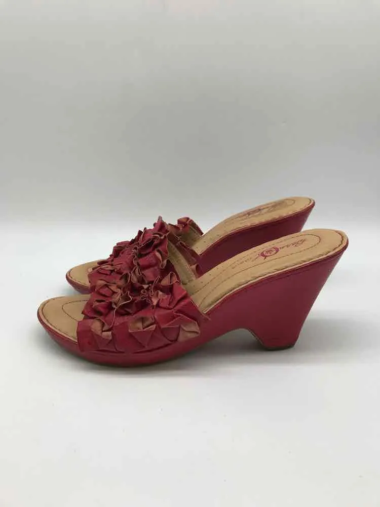 Pre-Owned Born Crown Pink Size 10 Mule Heels