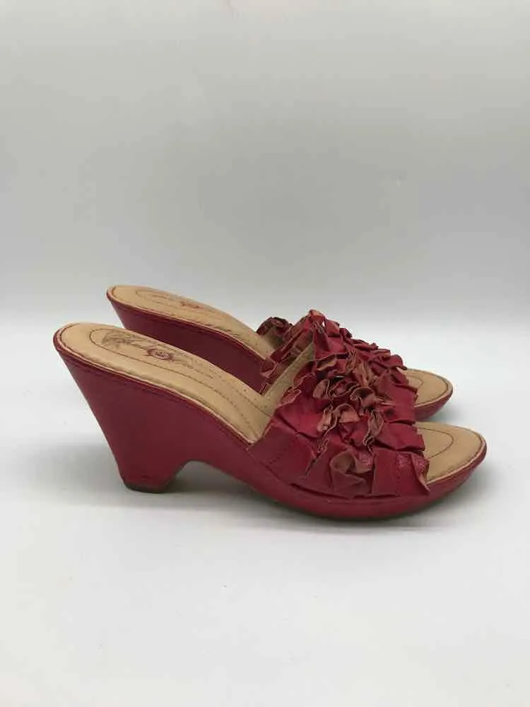 Pre-Owned Born Crown Pink Size 10 Mule Heels