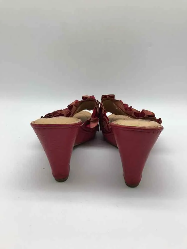 Pre-Owned Born Crown Pink Size 10 Mule Heels