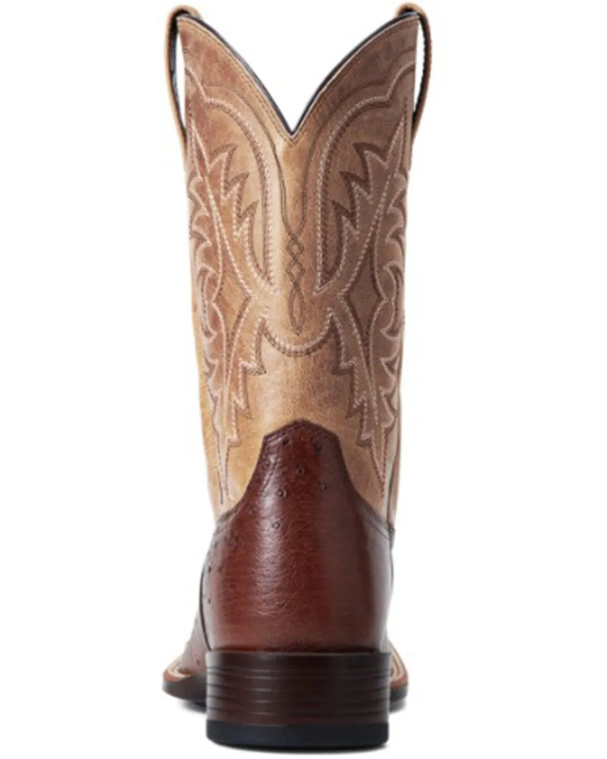 Product Name:  Ariat Men's Smooth Quill Ostrich Night Life Ultra Exotic Western Boot - Broad Square Toe