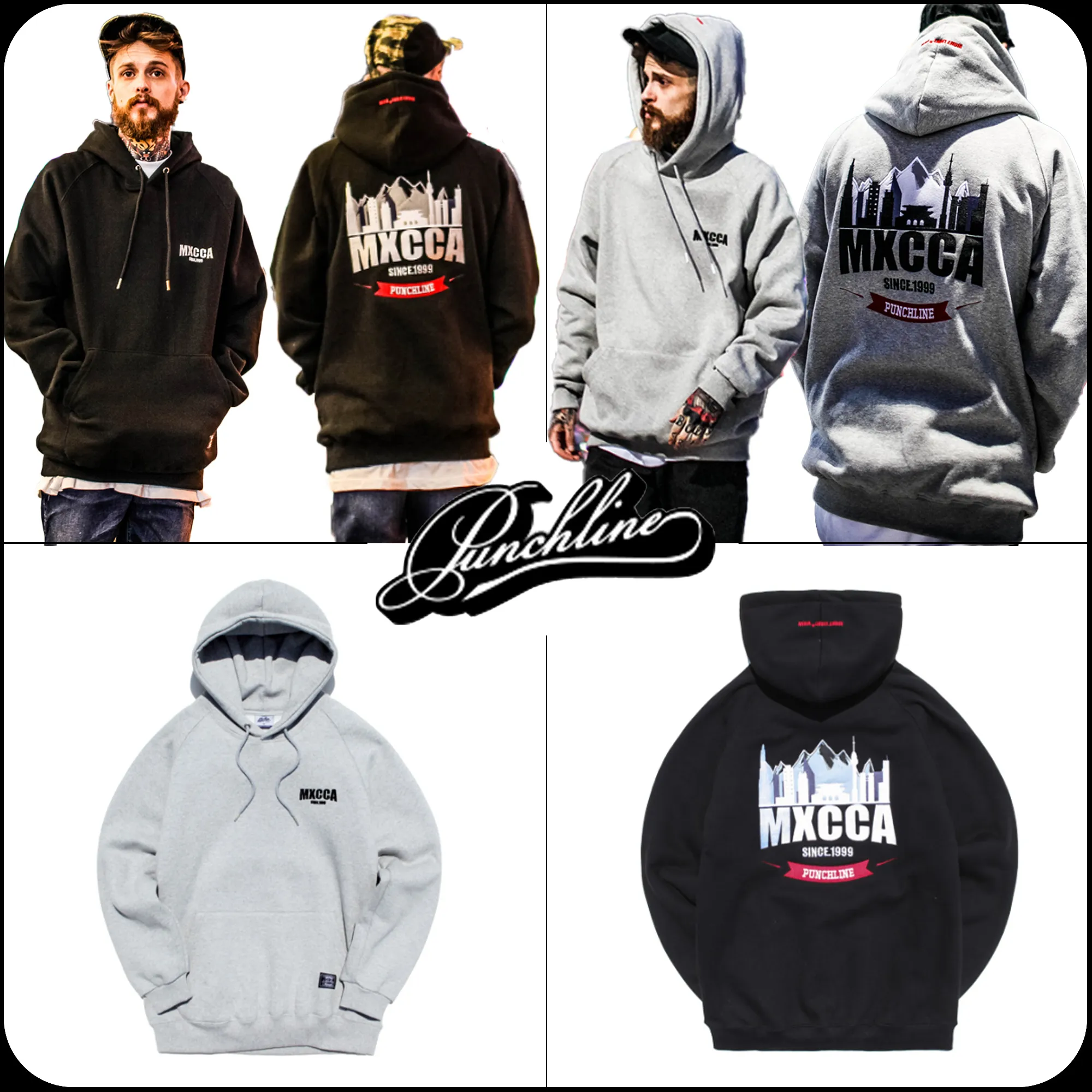 PUNCHLINE  |[ PUNCHLINE]★MXCCA INTO THE CITY HOODIE