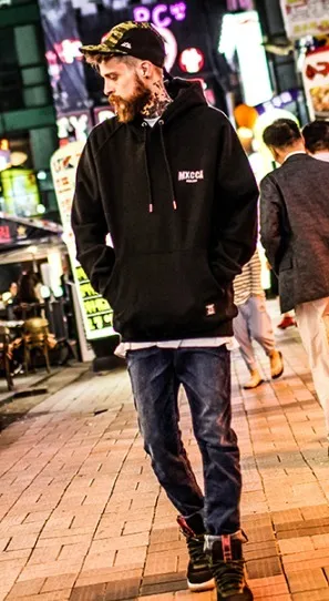 PUNCHLINE  |[ PUNCHLINE]★MXCCA INTO THE CITY HOODIE