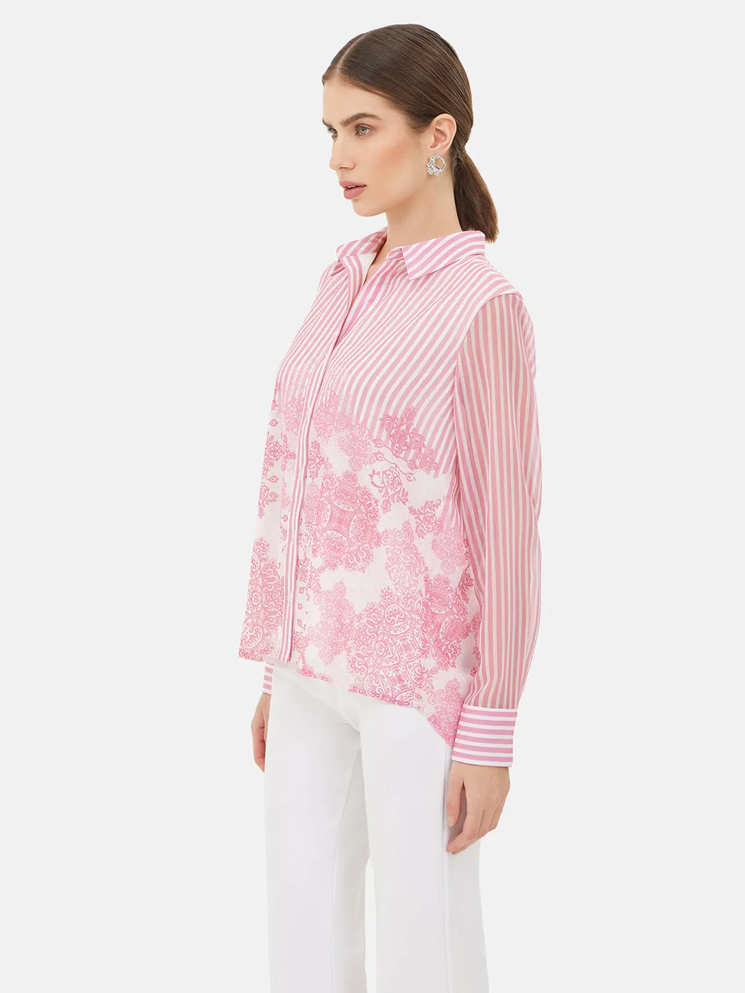 Rachel Printed Full Sleeves Shirt