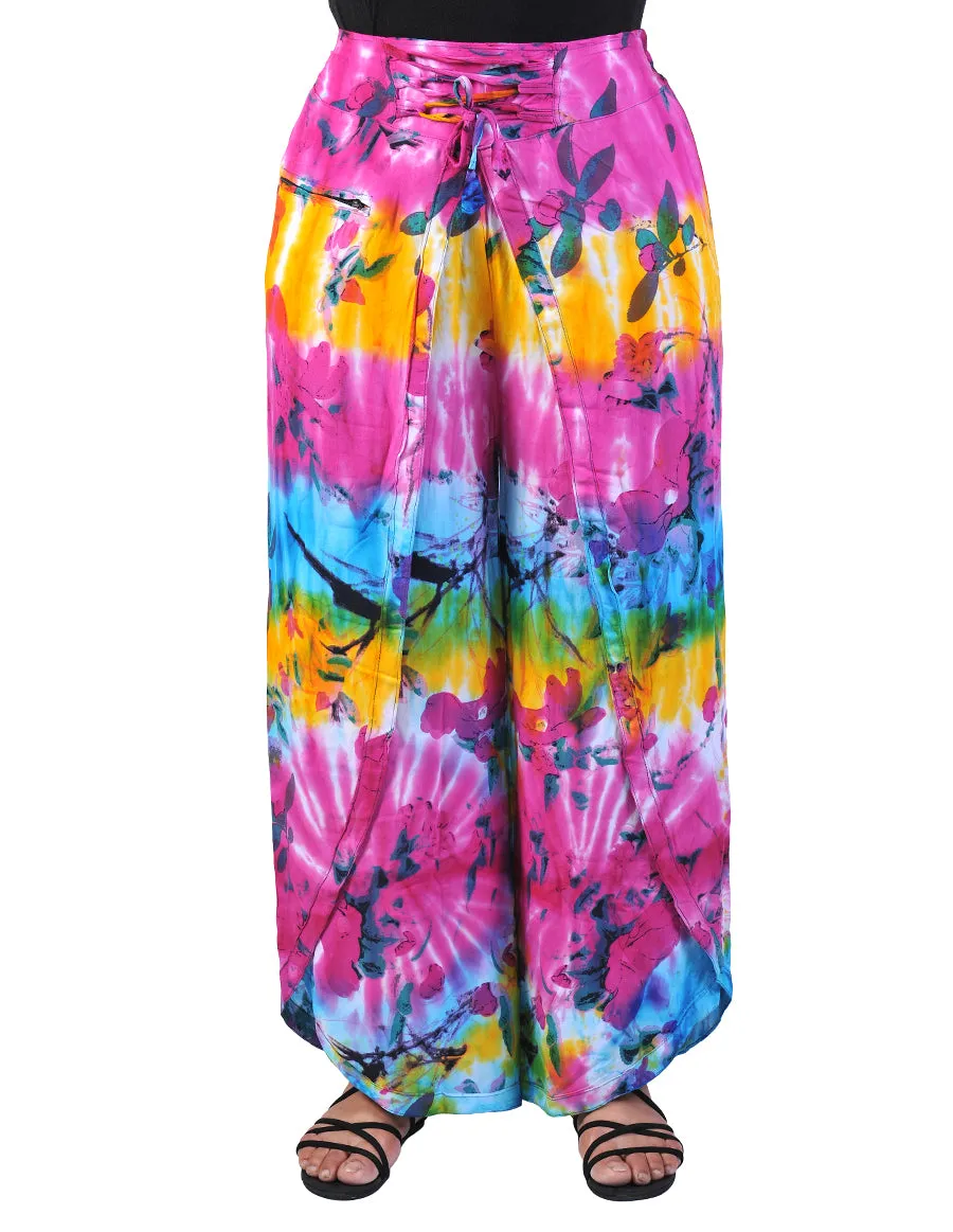 Rayon Print Butterfly Trouser