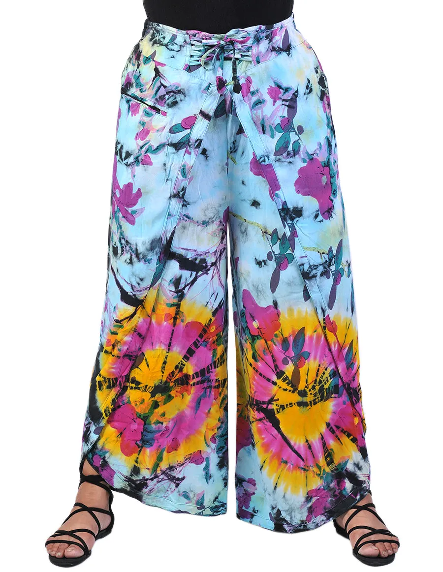 Rayon Print Butterfly Trouser