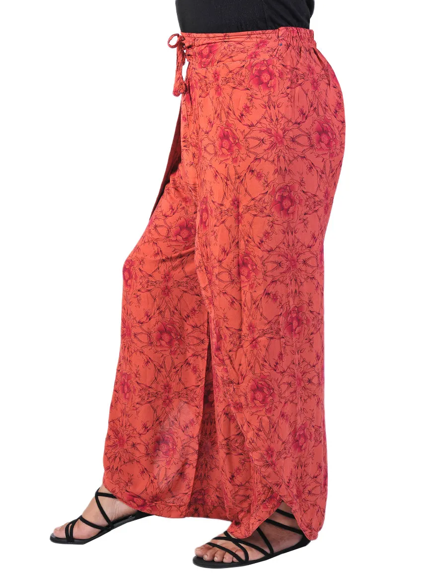 Rayon Print Butterfly Trouser