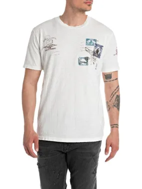 Replay T-shirt Uomo M6807 .000.22336g Bianco