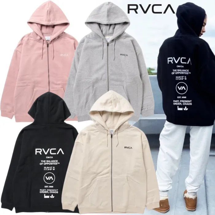 RVCA  |Sweat Street Style Long Sleeves Logo Hoodies & Sweatshirts