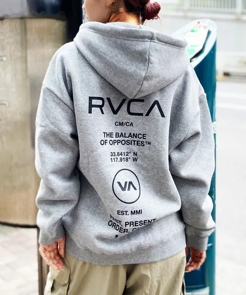 RVCA  |Sweat Street Style Long Sleeves Logo Hoodies & Sweatshirts