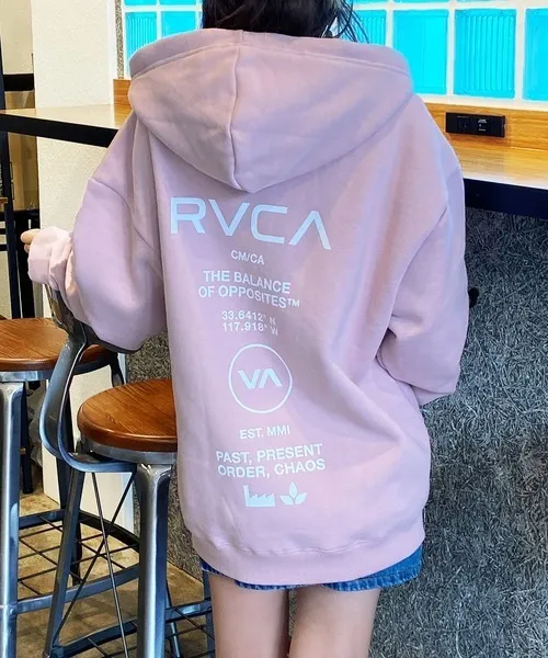 RVCA  |Sweat Street Style Long Sleeves Logo Hoodies & Sweatshirts