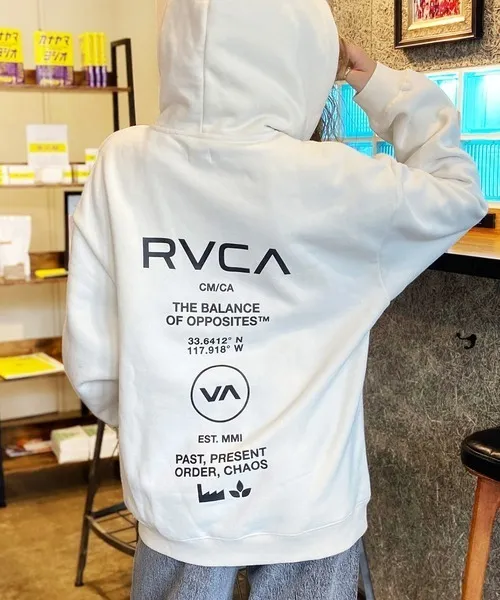 RVCA  |Sweat Street Style Long Sleeves Logo Hoodies & Sweatshirts