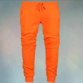 Safety Orange Unbasic Fleece Stash Pocket Sunset Park Tapered Jogger Pants | Fleece Safety Orange Sweatpants