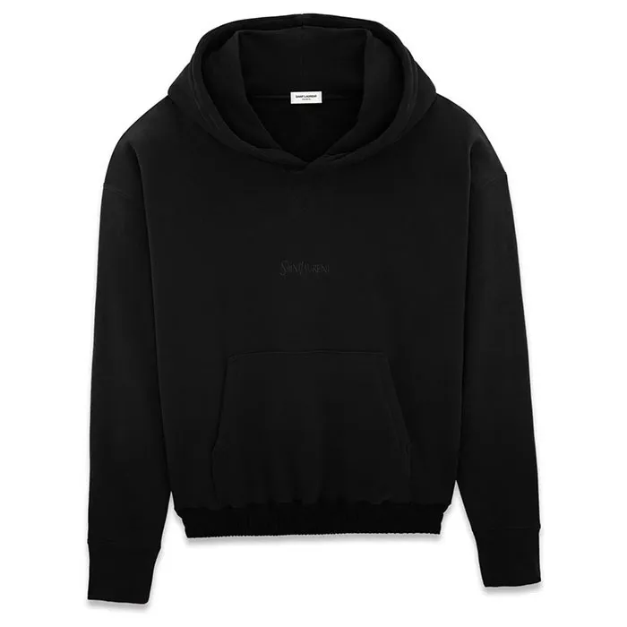 Saint Laurent  |Street Style Plain Logo Luxury Hoodies