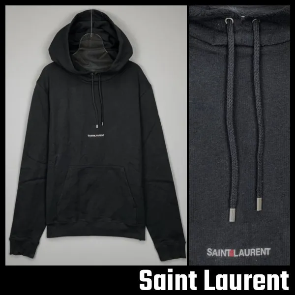 Saint Laurent  |Sweat Street Style Long Sleeves Cotton Luxury Hoodies