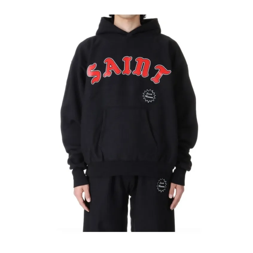 Saint Mxxxxxx  |Unisex Street Style Long Sleeves Cotton Hoodies