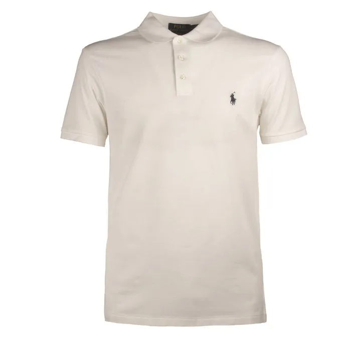 SHORT SLEEVE PIQUE POLO SHIRT Man White