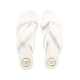 Solei Sea Vivie Flip Flop - White