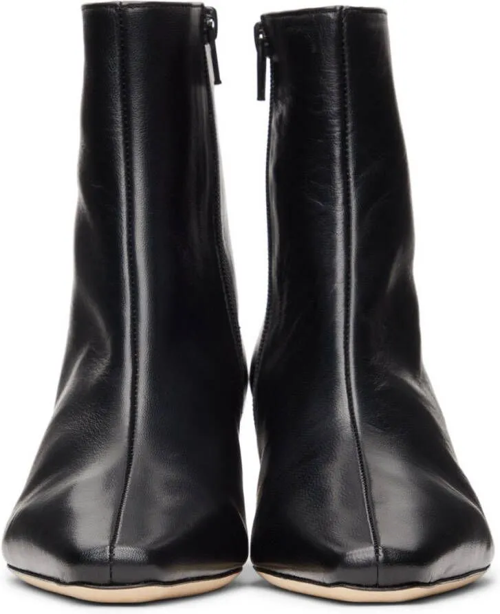 Staud Black Wally Ankle Boots