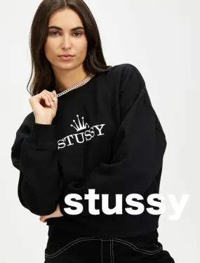 STUSSY  |Street Style Logo Hoodies & Sweatshirts