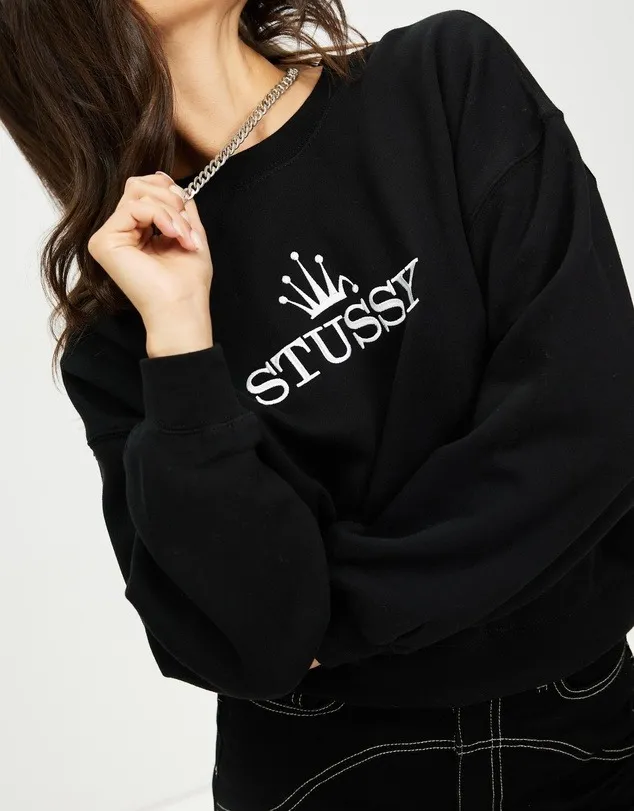 STUSSY  |Street Style Logo Hoodies & Sweatshirts