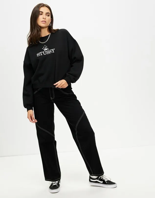 STUSSY  |Street Style Logo Hoodies & Sweatshirts