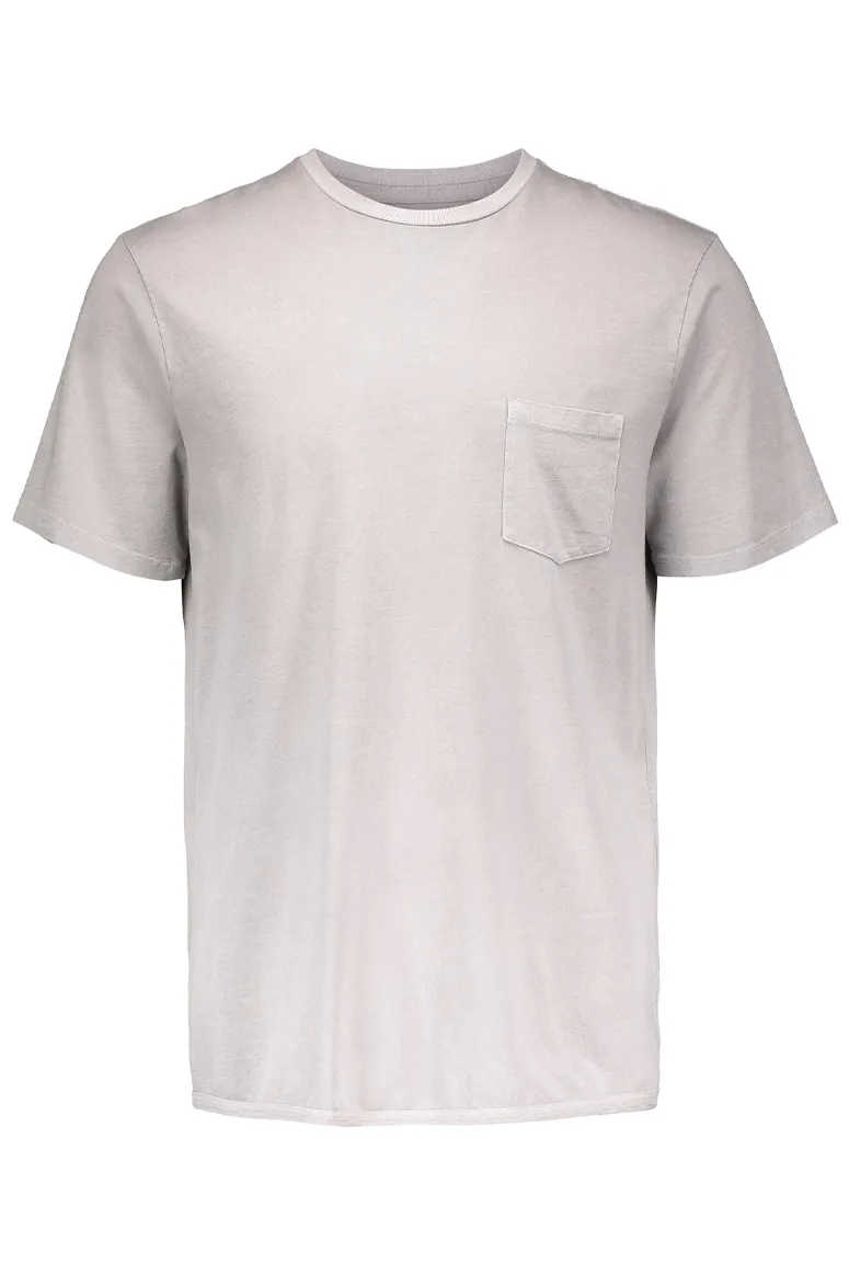 Sunni Spencer - Classic Crew Neck Pocket Tee - Chrome