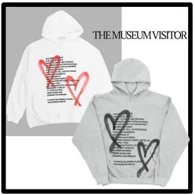 THE MUSEUM VISITOR  |Unisex Street Style Logo Hoodies