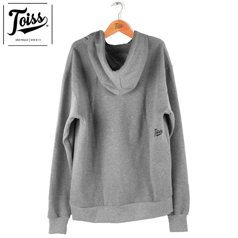 TOISS  |Street Style Long Sleeves Plain Logo Hoodies