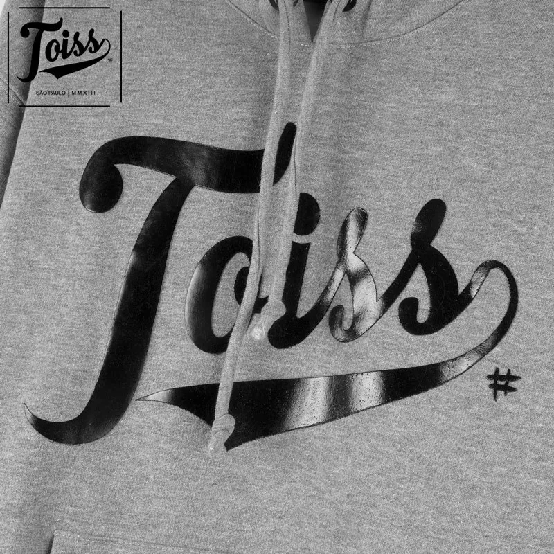 TOISS  |Street Style Long Sleeves Plain Logo Hoodies