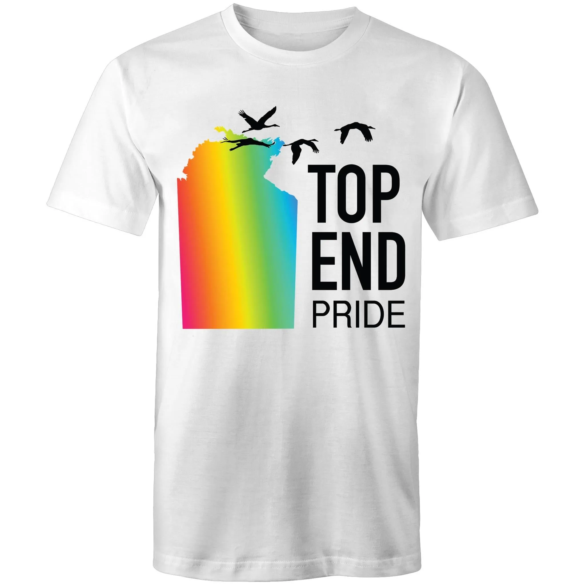 Top End Pride Black Logo T-Shirt Unisex (LG088)