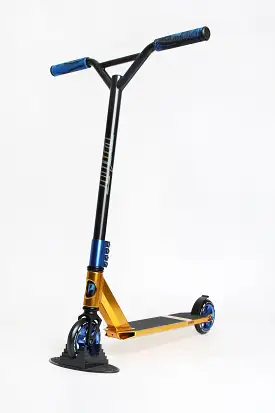 Trottinette X-Park Bleue & Dorée Pivot